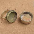 Bague tibétaine ouvrante turquoise fantaisie T 64 - Bagues tibétaines bouddhistes