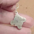 Boucles d'oreilles tibétaines 4 pétales - Bijoux tibetains bouddhistes