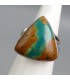 Bague Turquoise américaine Number 8 argent massif 925 T52
