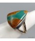 Bague Turquoise américaine Number 8 argent massif 925 T52