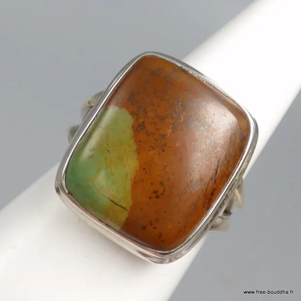 Bague vraie turquoise américaine taille 59 - Bagues pierres naturelles