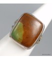 Bague turquoise américaine n°8 authentique en argent 925 taille 59