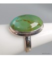 Bague Turquoise américaine n°8 pierre naturelle argent 925 T 59/60
