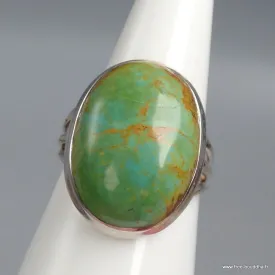 Bague Turquoise n° 8 trois anneaux taille 59 - Bagues pierres naturelles