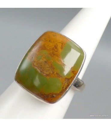 Bague Turquoise américaine Number 8 argent massif 925 T56