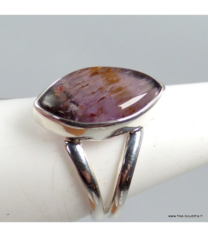 Bague Super Seven marquise taille 55 en Argent 925 certifiée