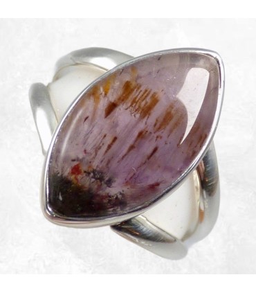 Bague Super Seven marquise taille 55 en Argent 925 certifiée