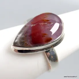 Bague forme goutte en Cacochynite super seven taille 56 - Bijoux en Cacochynite Super Seven