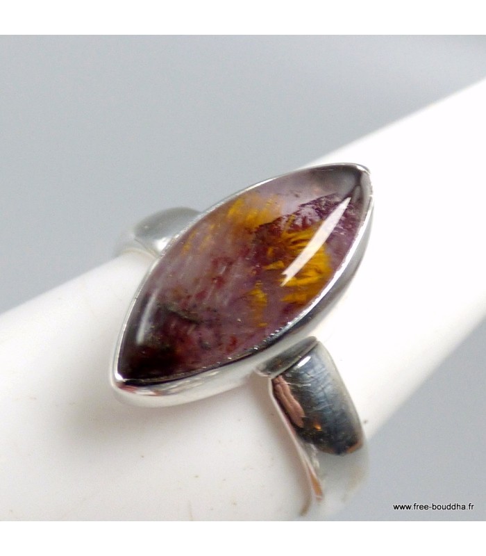 Bague Super Seven marquise taille 52 en Argent 925 certifiée