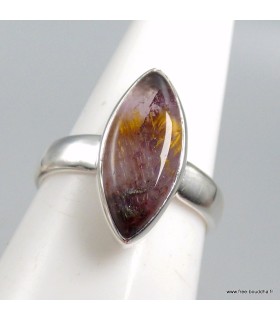 Bague Super Seven marquise taille 52 en Argent 925 certifiée