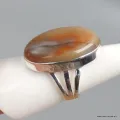 Bague ovale en Vogesite taille 60 - Bagues pierres naturelles