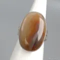 Bague ovale en Vogesite taille 60 - Bagues pierres naturelles