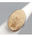 Bague Psilomélane dendritique – Ovale argent 925 taille 59 certifiée