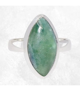 Bague Cyanite bleue authentique marquise argent 925 taille 60