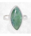Bague Cyanite bleue authentique marquise argent 925 taille 60