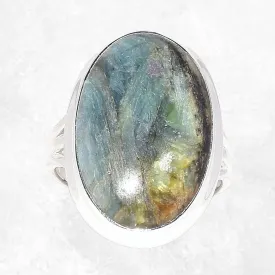 Bague Cyanite Mermaid ovale taille 55 56 - Bijoux en Cyanite Mermaid Sirène