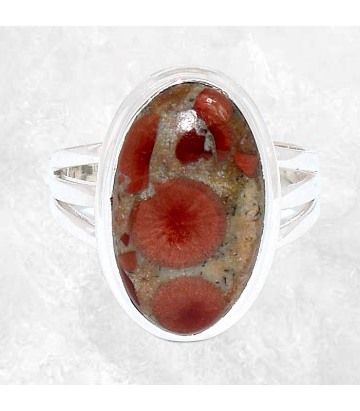 Bague Obsidienne Peanut authentique 3 anneaux en argent 925 taille 63