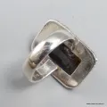 Bague argent Labradorite bleue T 55 - Bijoux en Labradorite Bleue