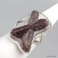 Bague Staurolite porte bonheur taille 54 - Bijoux en Staurolite