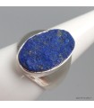 Chevalière Lapis lazuli authentique femme homme 59