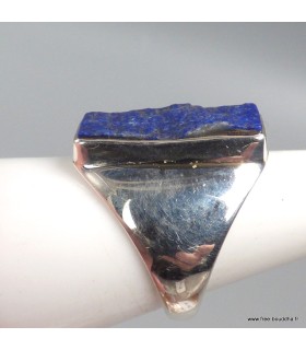 Bague Lapis Lazuli véritable en argent 925 taille 57