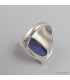 Bague Lapis Lazuli véritable en argent 925 taille 57