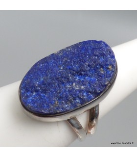 Bague Lapis Lazuli brut en argent 925 – Taille 55