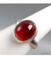 Bague Grenat Hessonite authentique argent 925 taille 55