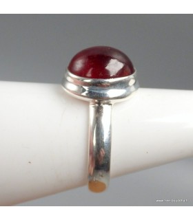 Bague Grenat Hessonite authentique argent 925 taille 55
