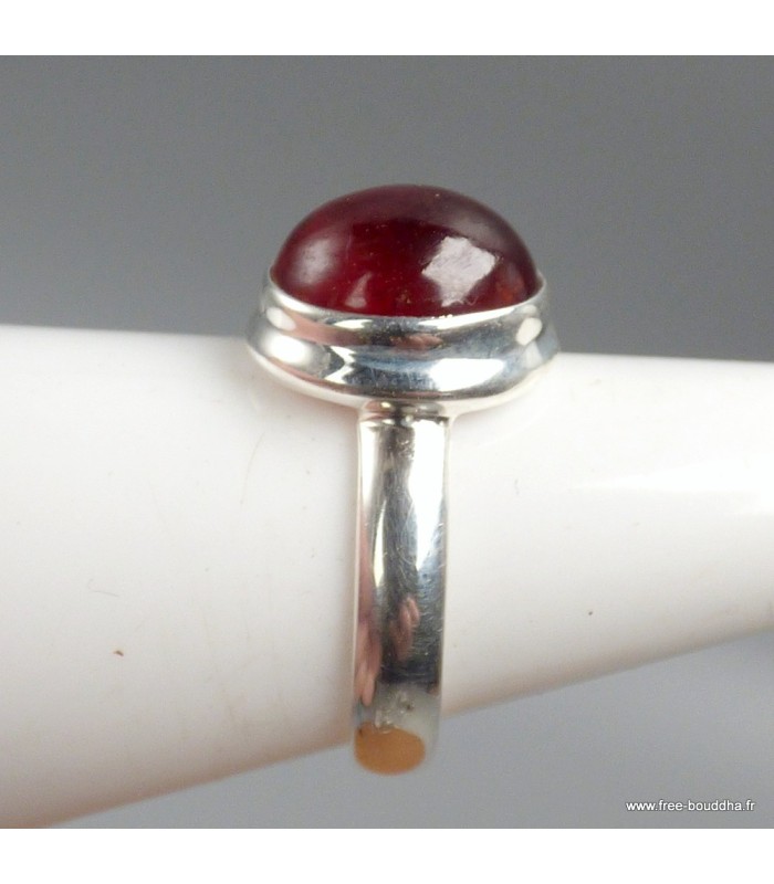Bague Grenat Hessonite authentique argent 925 taille 55
