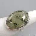 Bague en Préhnite et Quartz rutile taille 59 - Bagues pierres naturelles