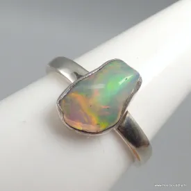 Bague Opale Ethiopienne brute polie Taille 54/55 - Bagues pierres naturelles