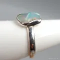 Bague Opale Ethiopienne brute polie Taille 54/55 - Bagues pierres naturelles