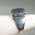 Chevalière homme femme Rubis sur Cyanite taille 56 - Bijoux en Rubis sur Cyanite