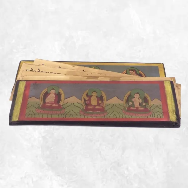 Livre de prières bouddhiste 24 cm - Livre de prières bouddhistes