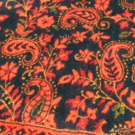 Châle de méditation noir rouge 94 x 210 cm - Châle de méditation 100 x 200 cm
