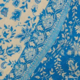 Couverture de yoga et méditation turquoise foncé 100 x 200 cm - Châle de méditation 100 x 200 cm