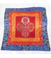 Nappe pour autel bouddhiste dorjé 31x31 cm artisanat du Népal