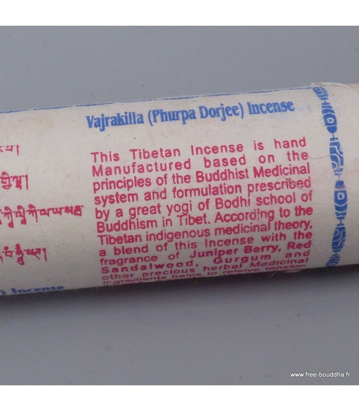 Encens contre les démons Vajrakilla fait au Népal
