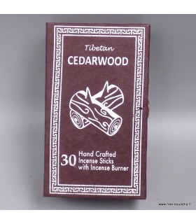 Encens tibétain Bois de cèdre 30 sticks artisanat du Népal