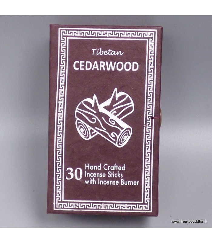 Encens tibétain Bois de cèdre 30 sticks artisanat du Népal