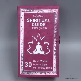 Encens Spiritual Guide, 30 bâtonnets, croissance intérieure - Encens tibétains, accessoires