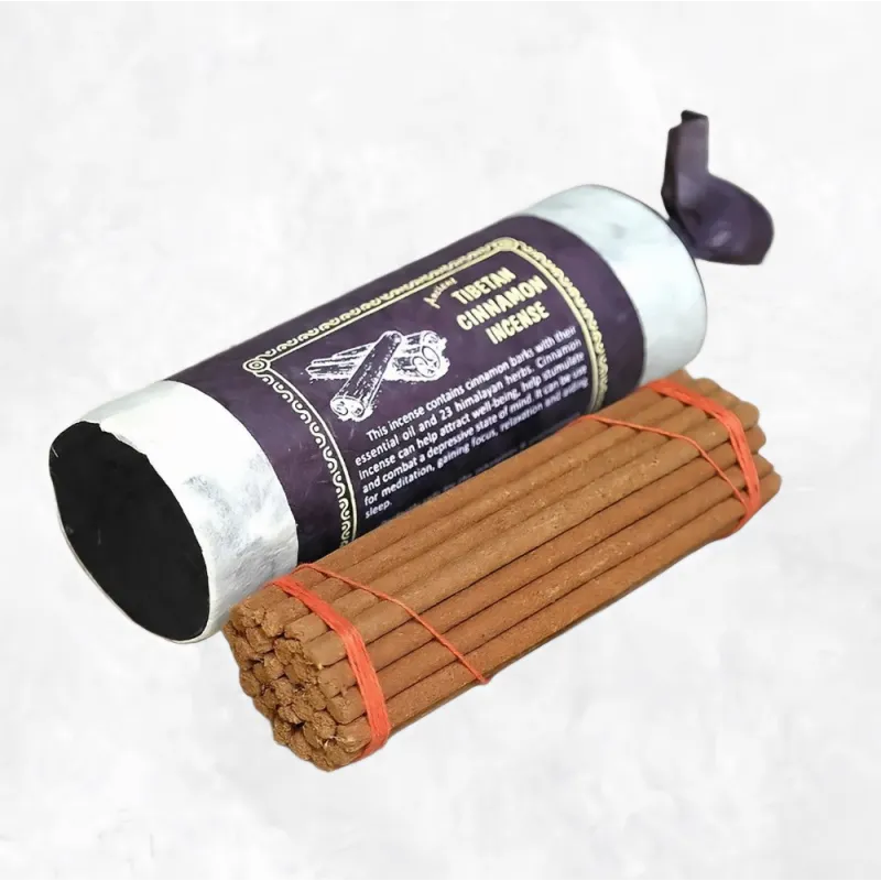 Encens de purification Cinnamon Canelle 30 bâtons - Encens tibétains, accessoires