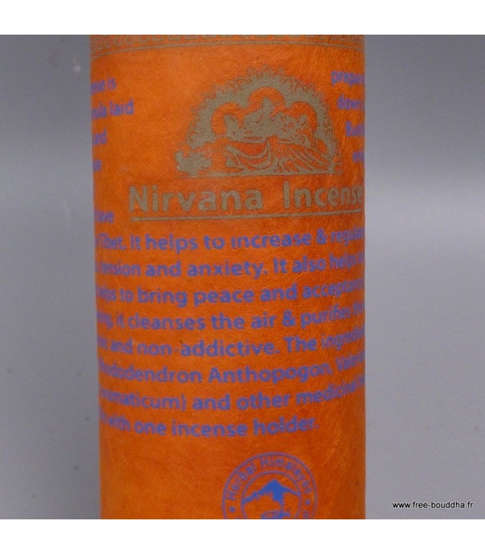 Encens Nirvana 37 bâtons pour méditation Népal