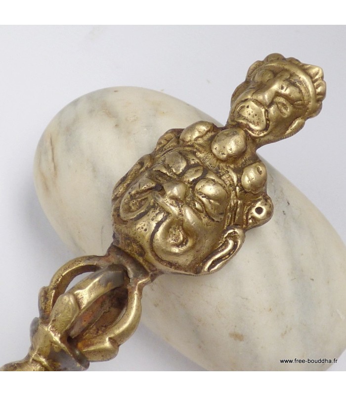 Phurba tibétain dorjé Mahakala laiton 20 cm – Népal
