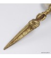 Phurba tibétain dorjé Mahakala laiton 20 cm – Népal