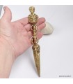 Phurba tibétain dorjé Mahakala laiton 20 cm – Népal