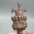 Phurba tibétain authentique en bronze pour cérémonie 30 cm - Phurba tibétain, dague magique