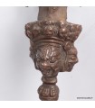 Grand phurba tibétain bronze 30 cm – rituel bouddhiste Népal