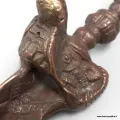 Phurba tibétain authentique en bronze pour cérémonie 30 cm - Phurba tibétain, dague magique